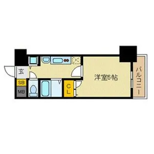 プレサンス名古屋STATIONビーフレックス【9階】の間取り