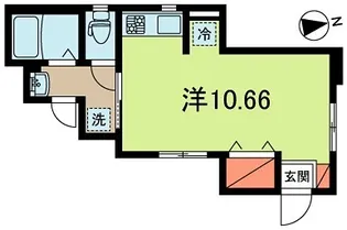 サットンプレイス・百合II【1階】の間取り