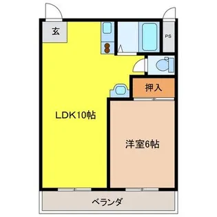 エステート・ミトA【2階】の間取り