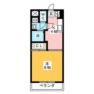 SCARLETT HIME【2階】の間取り