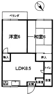 ライフピァ塩澤【2階】の間取り