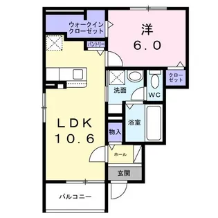 ルミエールM II【1階】の間取り
