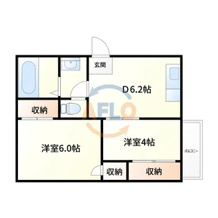 葵コーポ【3階】の間取り