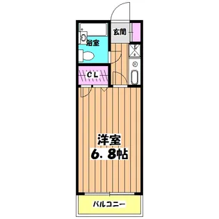 サンアベニューリヴァトン【3階】の間取り