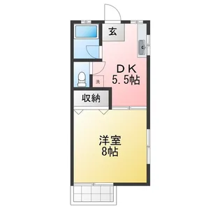 パーシモンアネックス【2階】の間取り