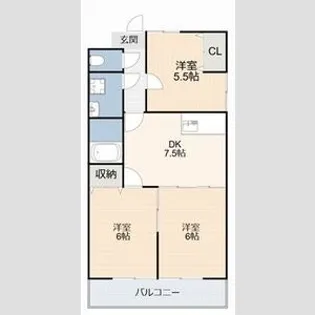 Garden Site15【3階】の間取り