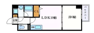 HF名駅北レジデンス EAST【8階】の間取り