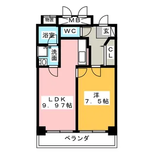 第一正和【4階】の間取り