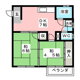 第1平松ビル【2階】の間取り