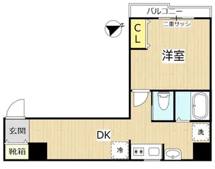 ラ・ハレマリエ【1階】の間取り