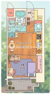 エステムコート新大阪Xザ・ゲート【8階】の間取り