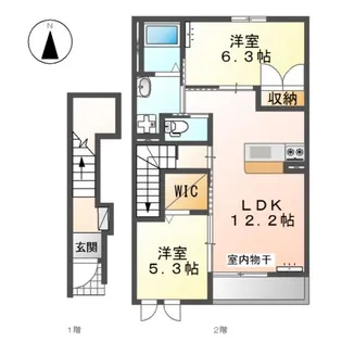 LuceN【2階】の間取り
