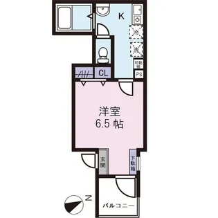 コントレイル【3階】の間取り