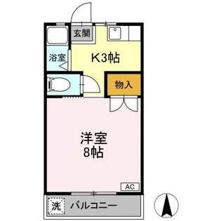 コーポ新川【2階】の間取り