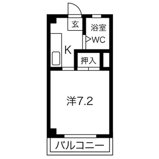 コーポ中村III【2階】の間取り