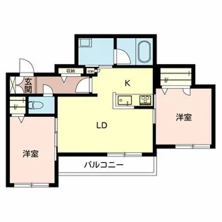プレジール【1階】の間取り