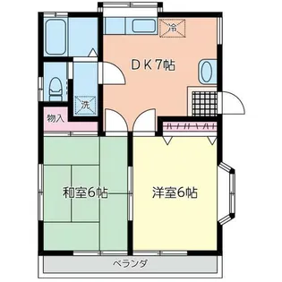 サニーハイム【2階】の間取り