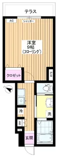 コーポにりんそう【1階】の間取り