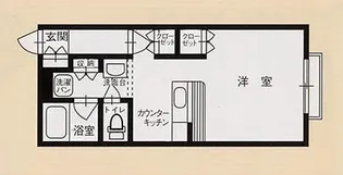 DI中央【1階】の間取り