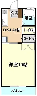 クリスタルカーサII【1階】の間取り