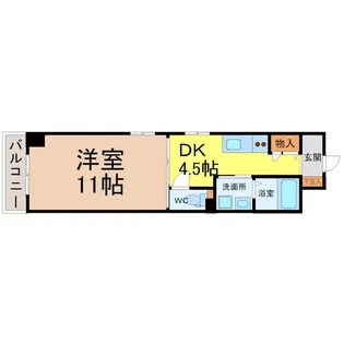 J-レジデンス栄II【4階】の間取り