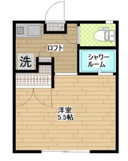 ウッドハイム大松【1階】の間取り