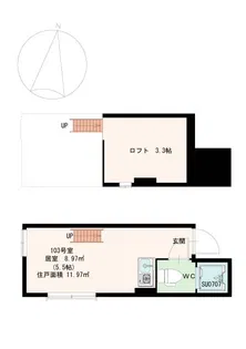 ひかりコーポキング【1階】の間取り