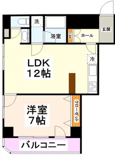 シャルール浅間町【3階】の間取り