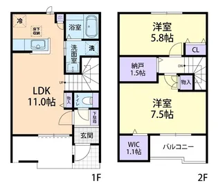 VILLA LUCE(ヴィラ・ルーチェ)の間取り