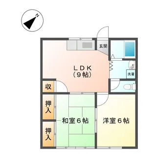 ブラウンビル【2階】の間取り