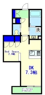リラフォート紫苑【1階】の間取り
