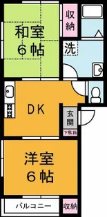 Mハウスつくば【1階】の間取り
