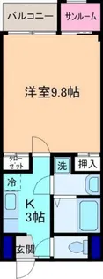Calme【3階】の間取り