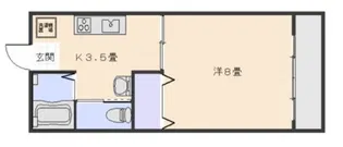 ステーションハイツ宇宿【1階】の間取り