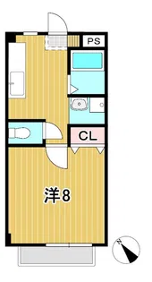 サンハイムB【1階】の間取り
