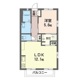 GRASSCOURT(グラスコート)【2階】の間取り