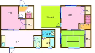 三重県鈴鹿市国府町【一戸建】の間取り
