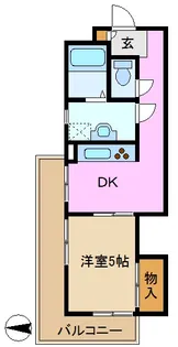 ロックヒルズ鴨居【2階】の間取り