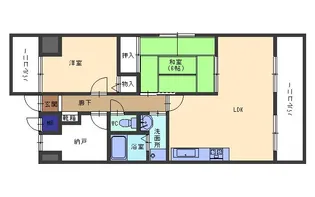 メゾン無憂館2【10階】の間取り