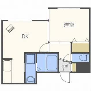 フェリーチェ27【2階】の間取り