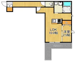 New Safole綱島東 A棟【2階】の間取り