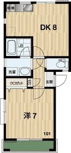 カシーナ【2階】の間取り