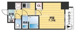 プレサンス玉造駅前ルージュ【12階】の間取り