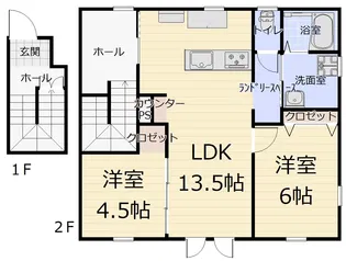 リアルウッド早稲田【2階】の間取り