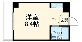メゾン新宿町【1階】の間取り