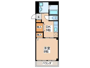 アビタシオン タナベ【2階】の間取り