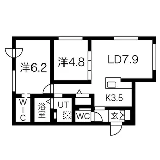 Comfort AMS【2階】の間取り