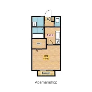 ラフォンテ・レパード【1階】の間取り