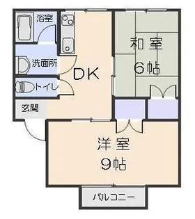 ラメールJ【2階】の間取り