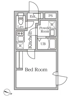 Reberty西小山【3階】の間取り